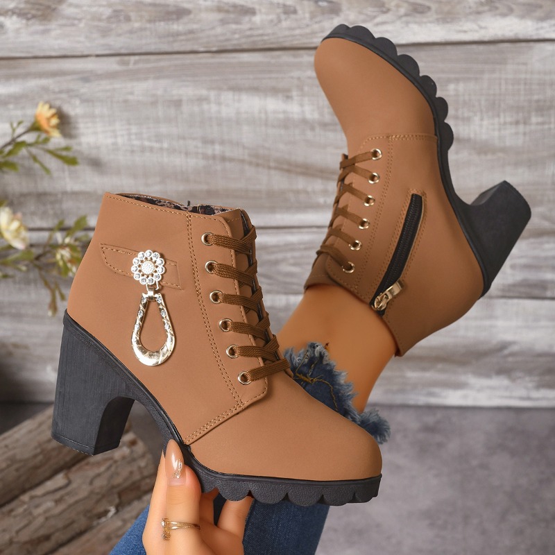 Lighting Design Decor - Sepatu Bot Wanita Hak Tinggi Model