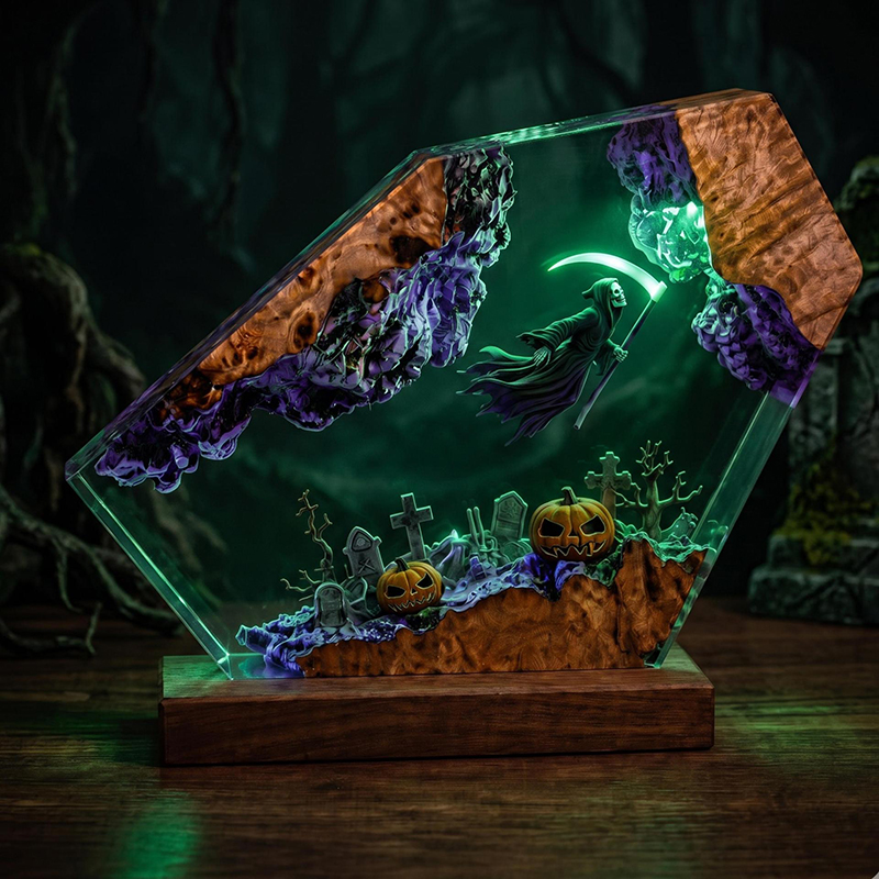 Lighting Decor Items - Lampu Meja Resin Kustom Bertema Figur