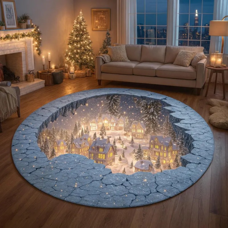 Outdoor Lighting Decor Ideas - Karpet Desa Natal 3D, Karpet Kota