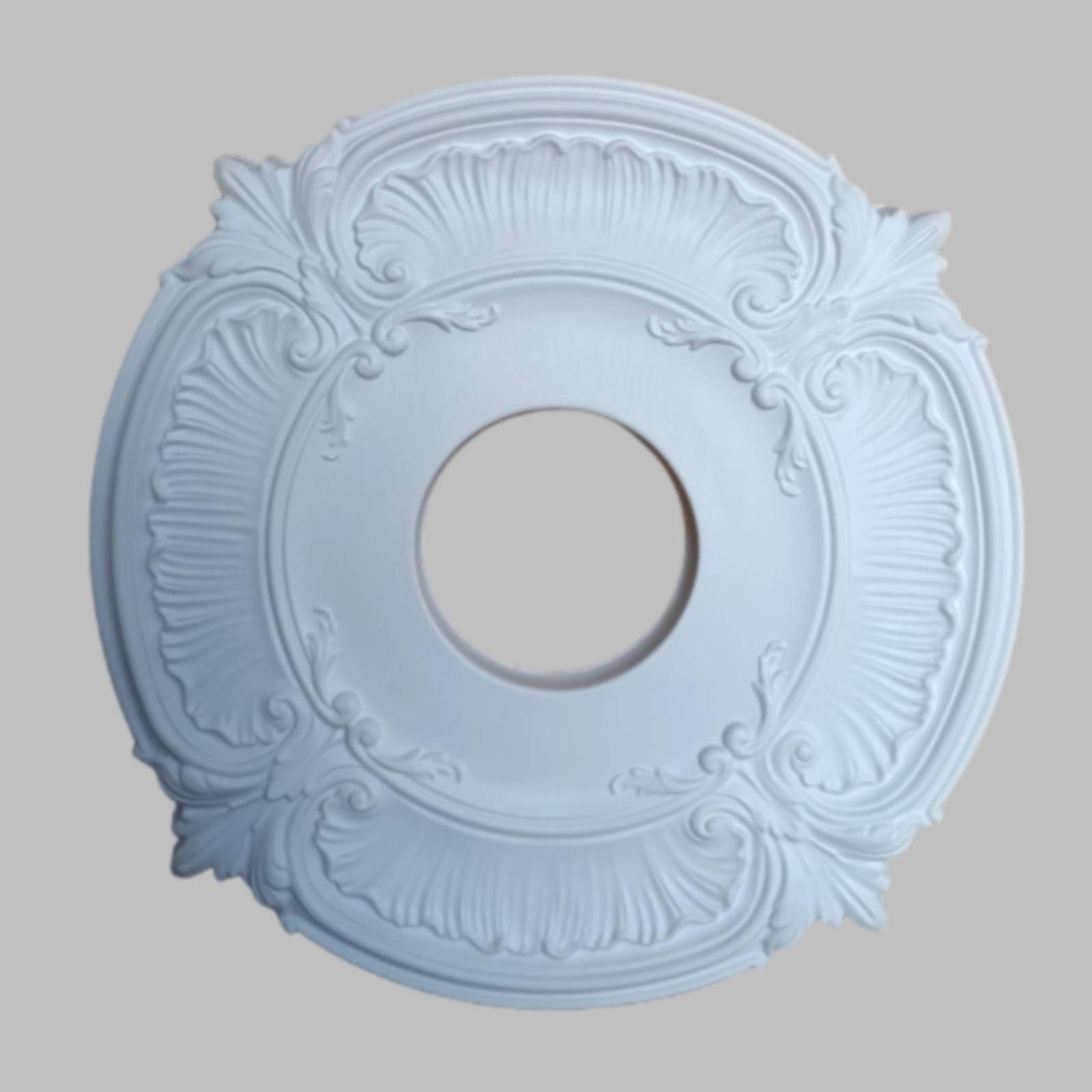 Lighting Design Decor - Medali Plafon PU Bulat Desain Prancis,