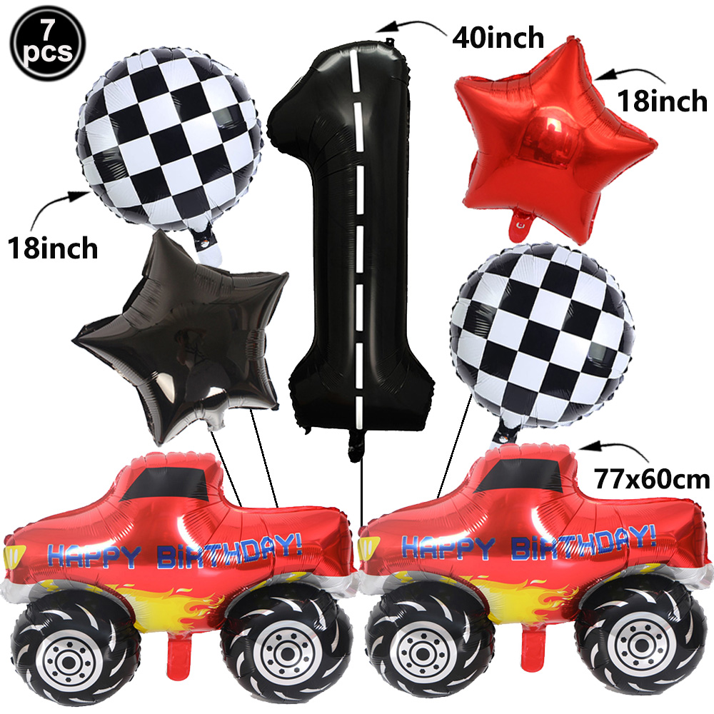 1set Balon Monster Truck 40 in - Lighting Mcqueen Decor ulasan dan harga