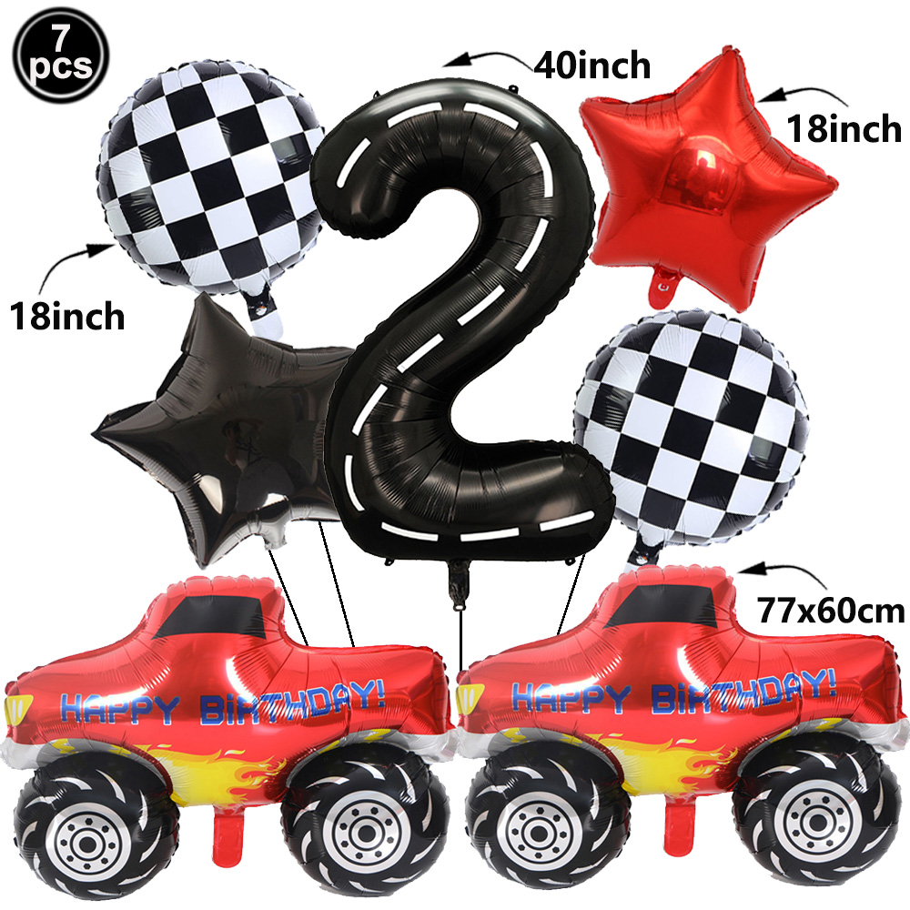 1set Balon Monster Truck 40 in - Lighting Mcqueen Decor ulasan dan harga