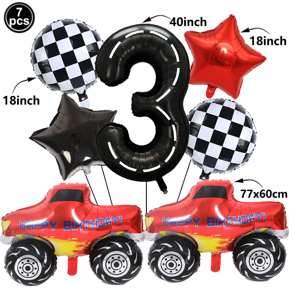 1set Balon Monster Truck 40 in - Lighting Mcqueen Decor ulasan dan harga