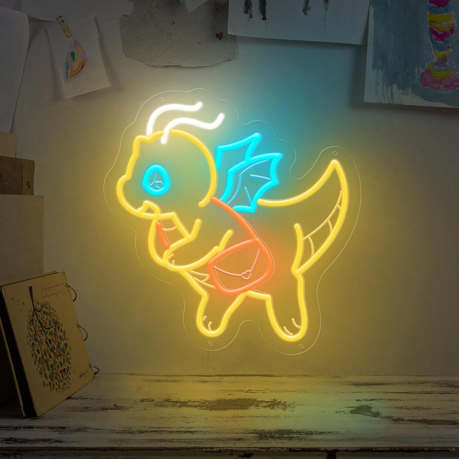 Lampu Neon Dinosaurus Lucu yan - Outdoor Lighting Decor Ideas ulasan dan harga