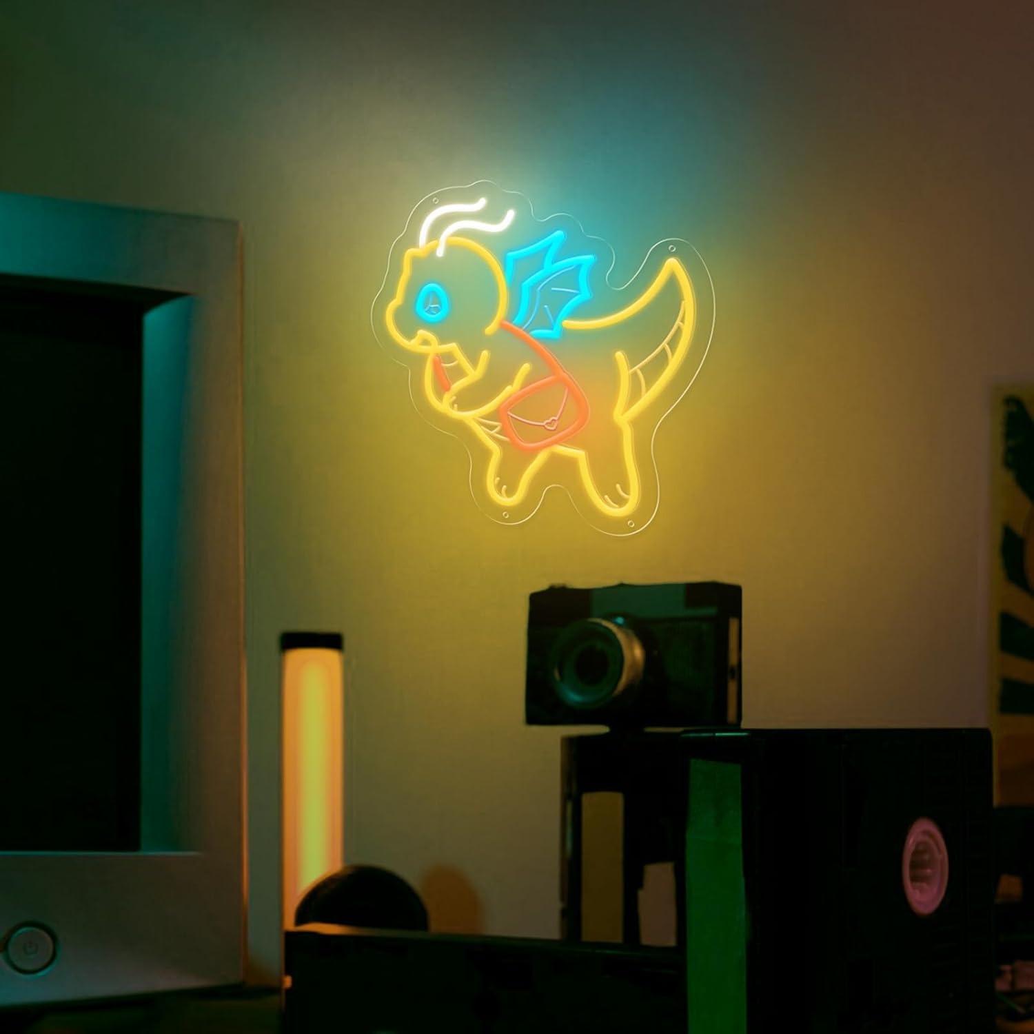 Lampu Neon Dinosaurus Lucu yan - Outdoor Lighting Decor Ideas ulasan dan harga