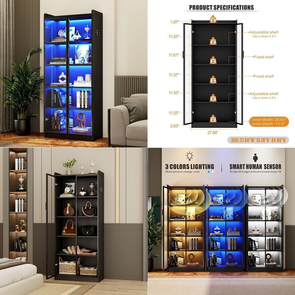 Lemari Pajangan dengan Rak yan - Lighting & Home Decor Studio Photos ulasan dan harga