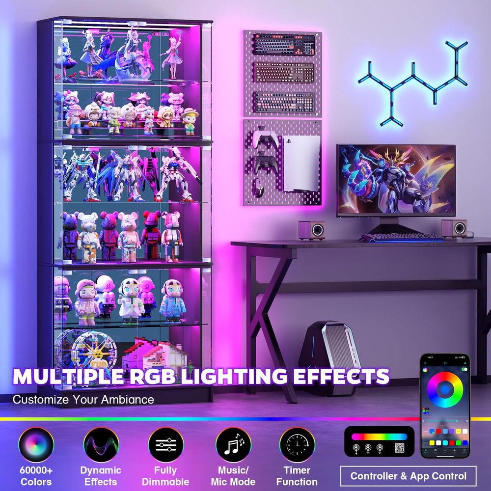 Lemari Pajangan dengan Pintu K - Lighting & Home Decor Studio Photos ulasan dan harga
