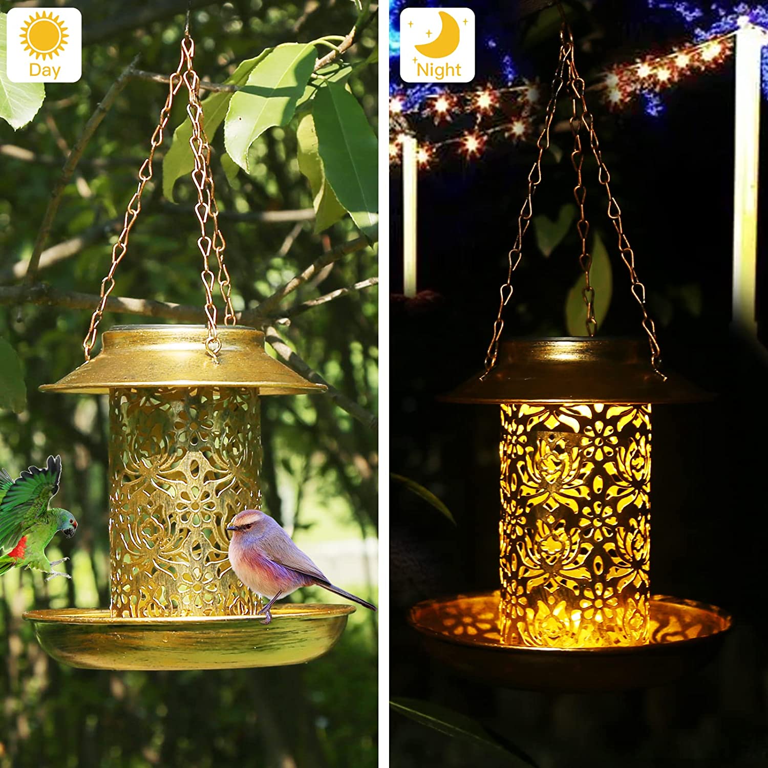 Surya Pengumpan Burung Logam L - Outdoor Lighting Decor Ideas ulasan dan harga