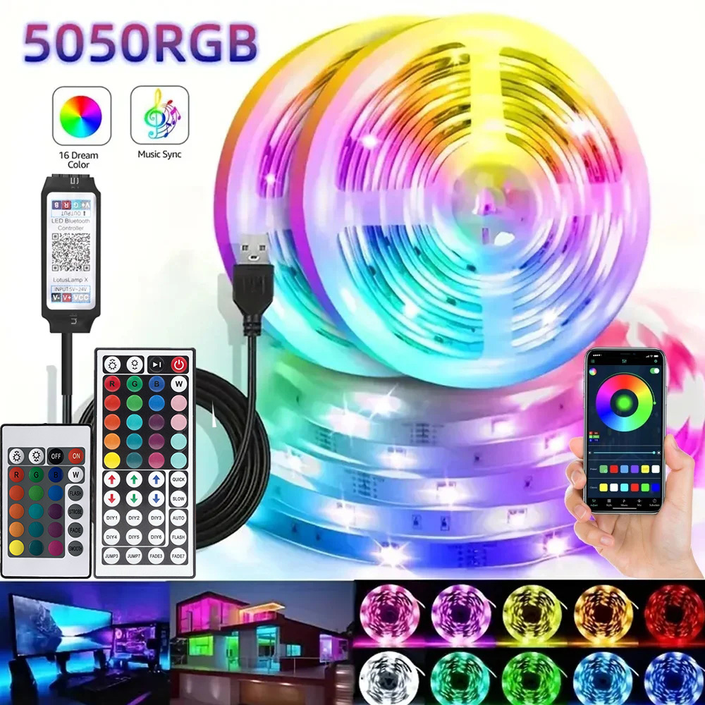 Lampu Strip LED RGB Pintar unt - Lighting Design Decor ulasan dan harga