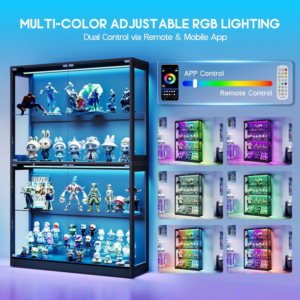 Lemari dengan Strip Lampu LED, - Lighting & Home Decor Studio Photos ulasan dan harga