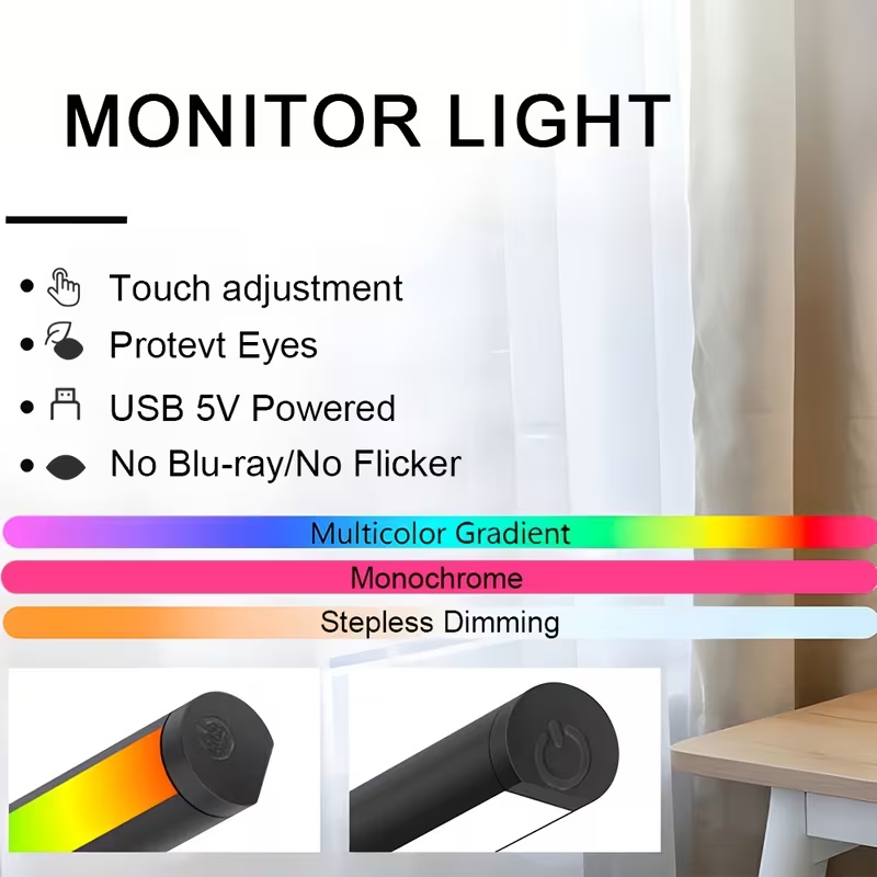 Lampu LED Layar PC yang Dapat  - Touch Dimmer Lamp ulasan dan harga