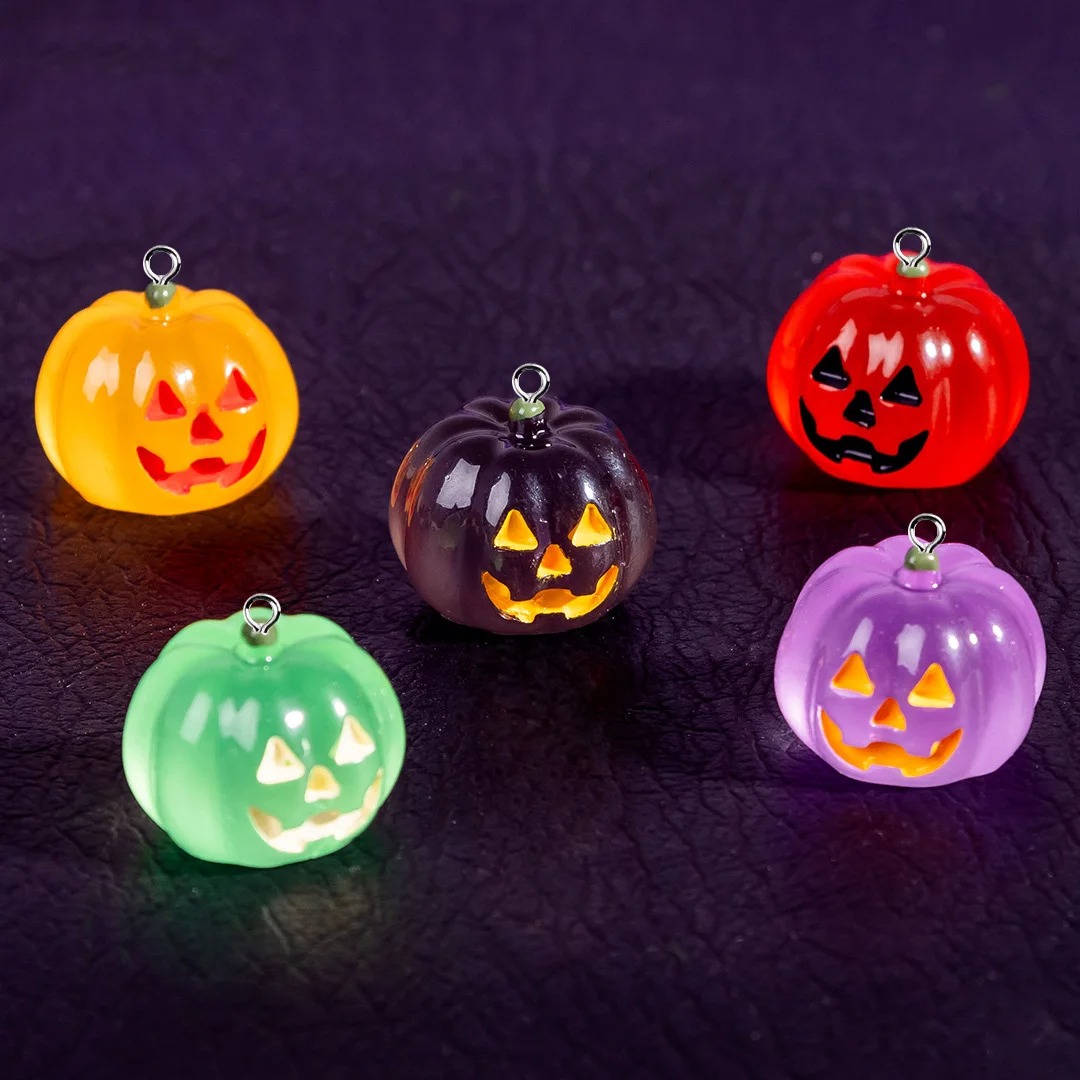 5Pcs Gantungan Resin Labu Berc - Lighting Decor Items ulasan dan harga