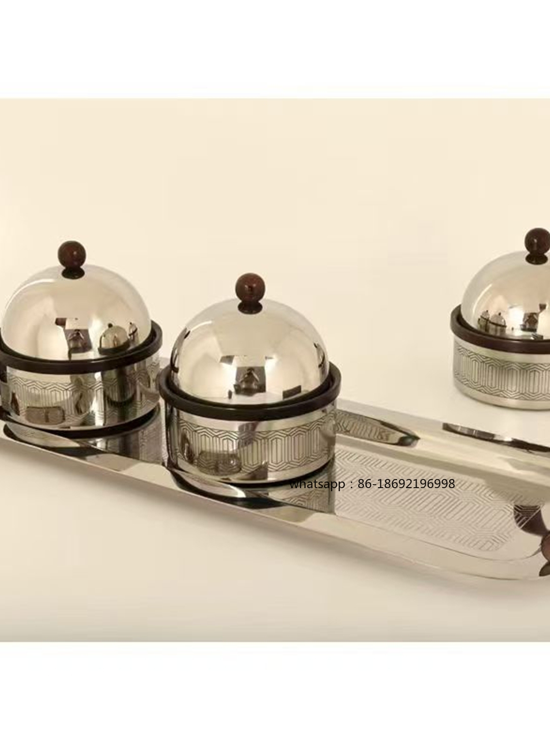 Nampan logam perak mewah ringa - Decor Lighting India ulasan dan harga