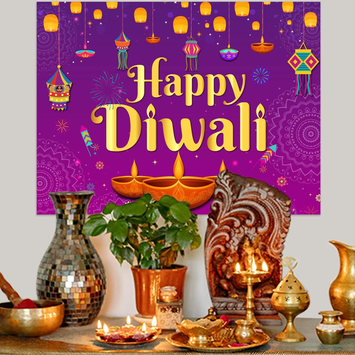 Latar Belakang Happy Diwali 5x - Decor Lighting India ulasan dan harga