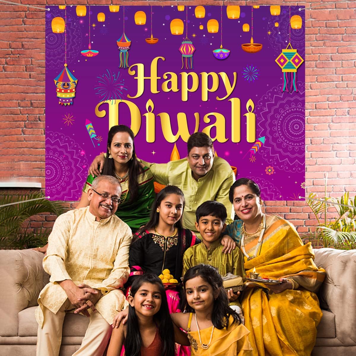 Latar Belakang Happy Diwali 5x - Decor Lighting India ulasan dan harga
