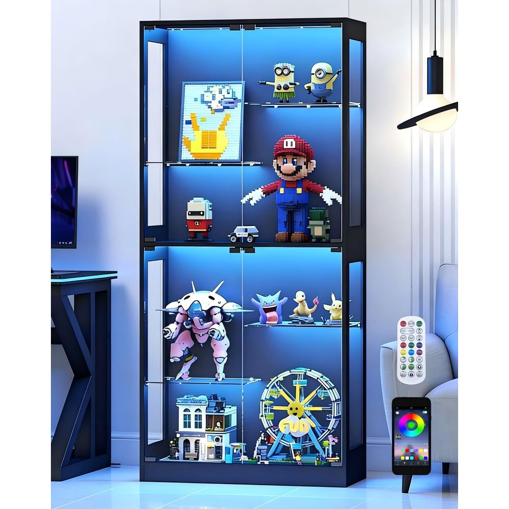 Lemari Pajangan dengan Pintu K - Lighting & Home Decor Studio Photos ulasan dan harga