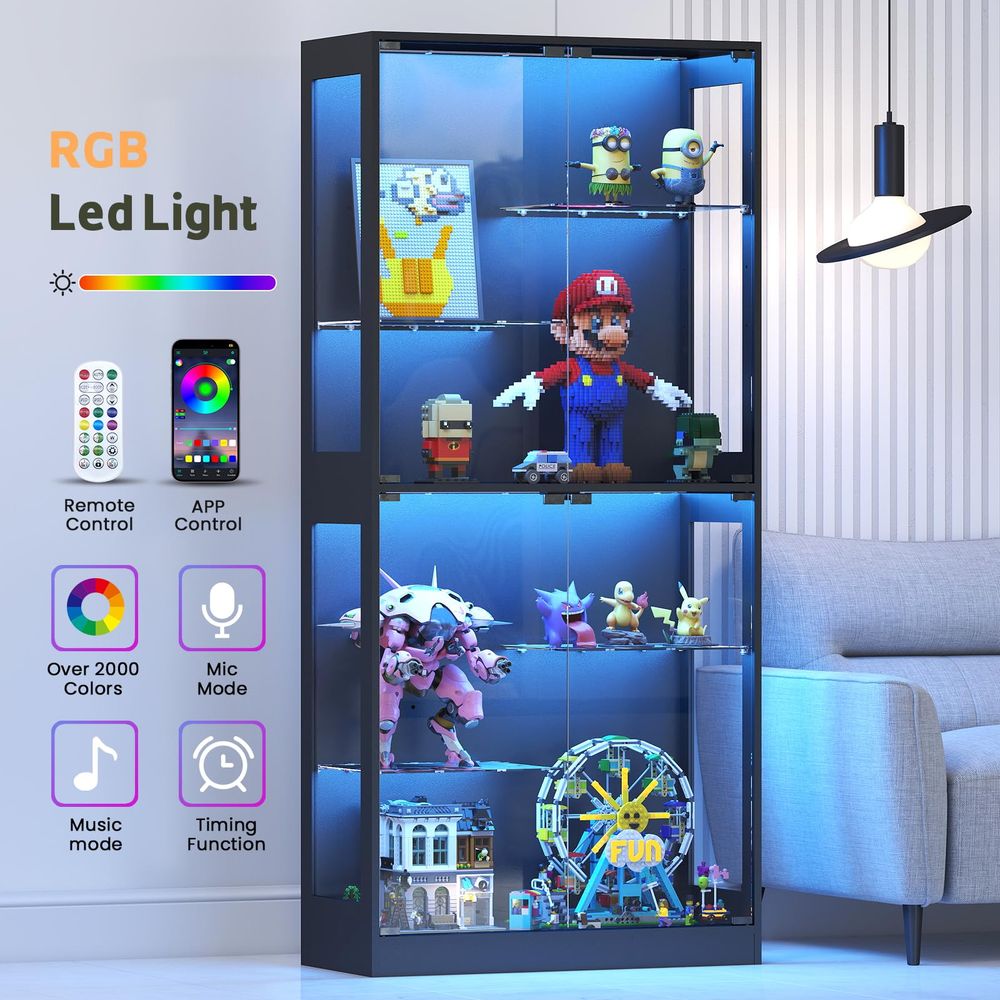 Lemari Pajangan dengan Pintu K - Lighting & Home Decor Studio Photos ulasan dan harga