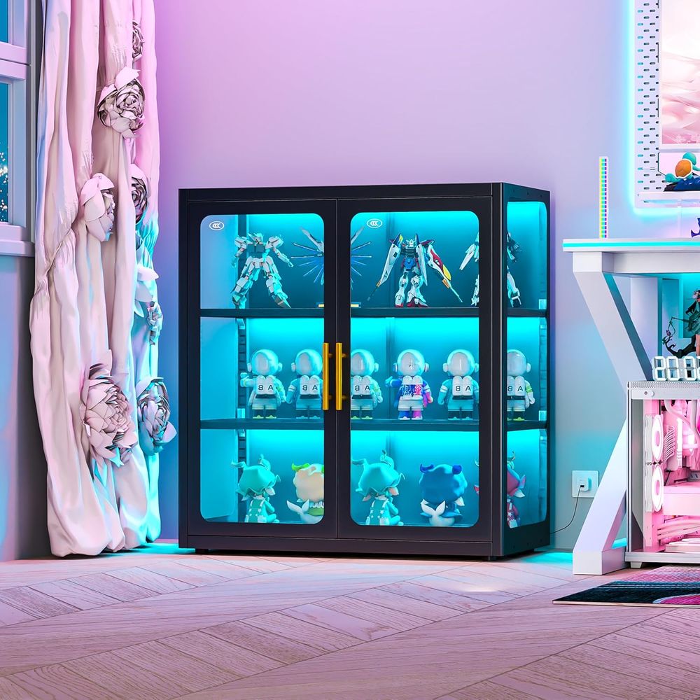 Lemari Pajang Kaca Tinggi 34 d - Lighting & Home Decor Studio Photos ulasan dan harga