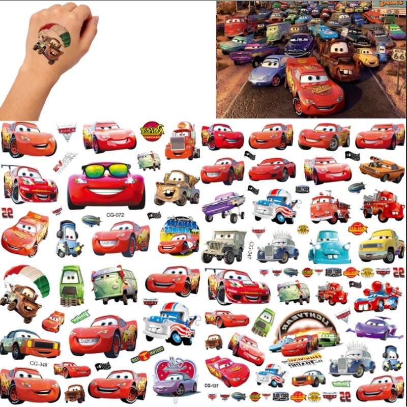 Tato Temporer Anak-Anak Disney - Lighting Mcqueen Decor ulasan dan harga