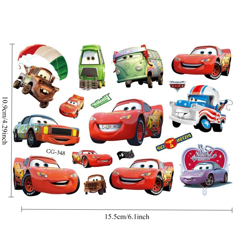 Tato Temporer Anak-Anak Disney - Lighting Mcqueen Decor ulasan dan harga