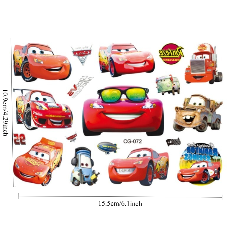 Tato Temporer Anak-Anak Disney - Lighting Mcqueen Decor ulasan dan harga