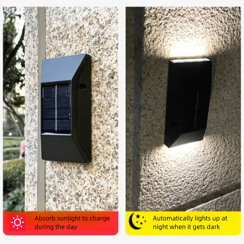 Lampu Dinding Tenaga Surya 6LE - Up Lighting Decor ulasan dan harga